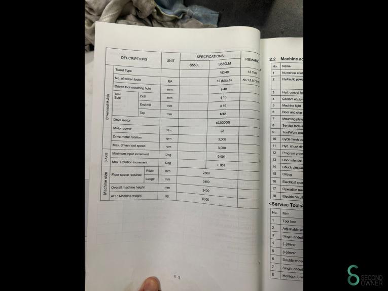 Doosan S 550 LM MET10.636 56 18222